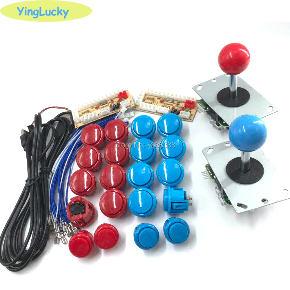 SEIMITSU копия комплект аркадная sanwa и sanwa jlf tp 8yt obsf 24 30 мм Нулевая задержка игровой контроллер джойстики