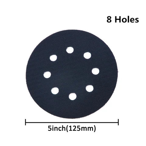 Абразивная прокладка для защиты поверхности, 125 мм, 8 отверстий, 2 шт.