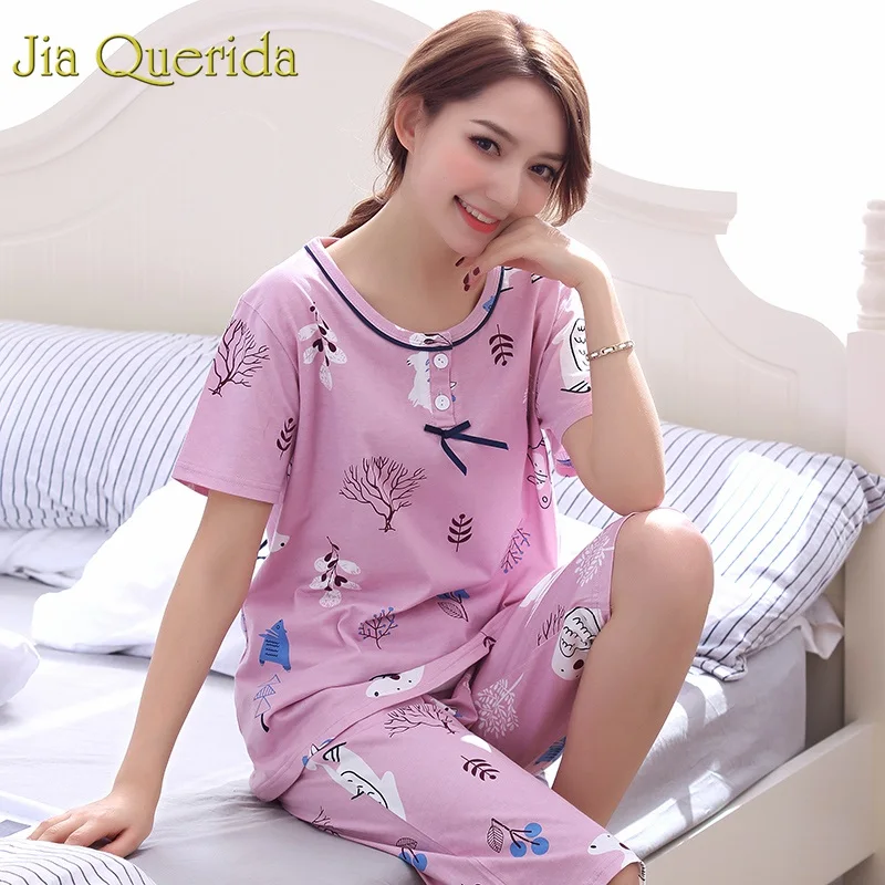 Пижама большого размера пижама пижамный комплект 100% хлопок домашняя одежда с