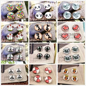 Новая мода 20 шт 12 мм ручной работы фото стекло кабошоны (горячий стиль серии)