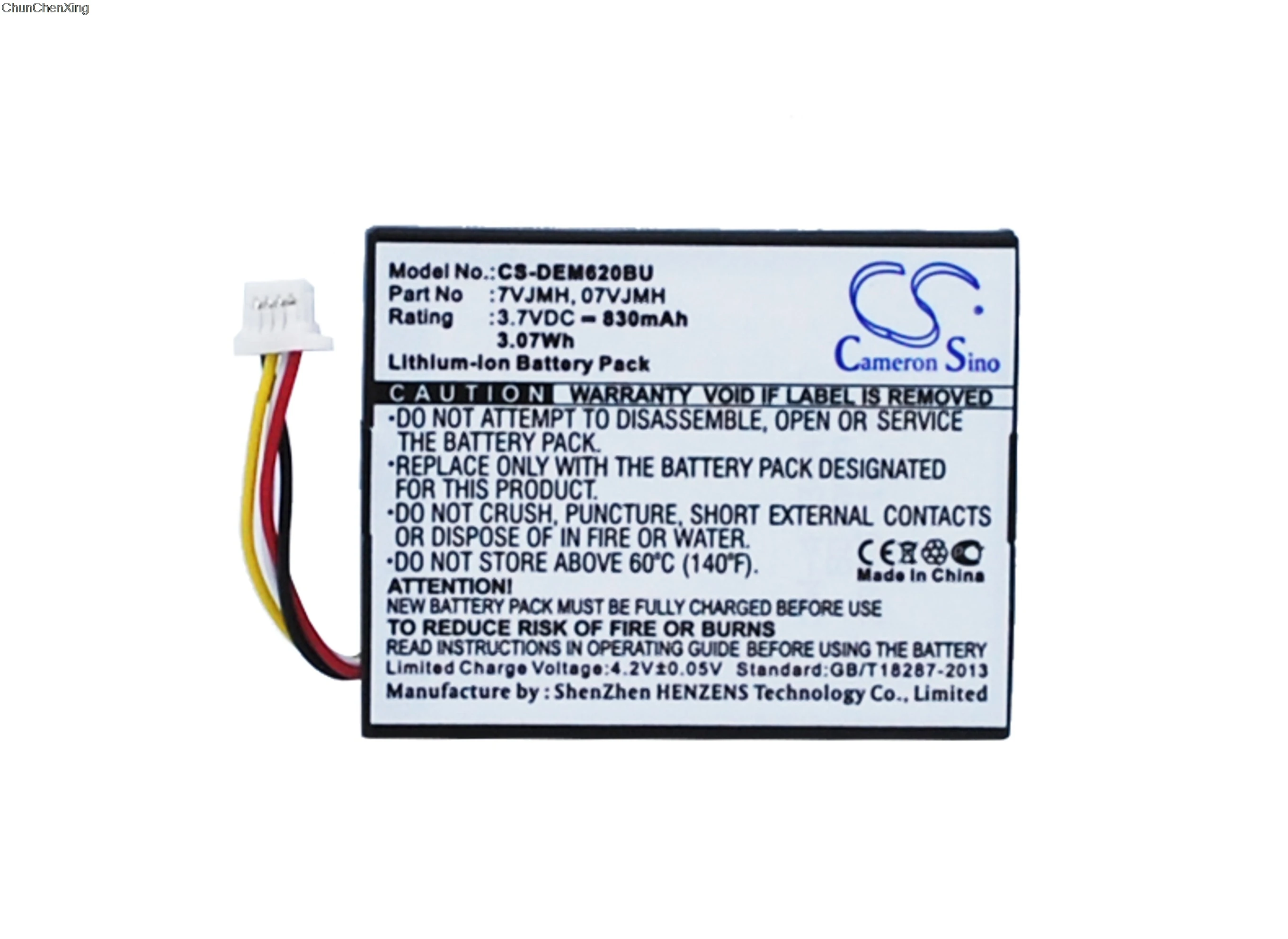 Аккумулятор Cameron Sino 830 мАч 7 в jmh для DELL PERC H710 H710P H810 PowerEdge M620 R320 R420 R520 R620 R720 R820 T110 II
