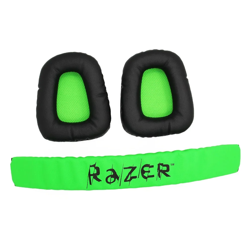 Сменные амбушюры для Razer Electra накладки на наушники игрового ПК черные и
