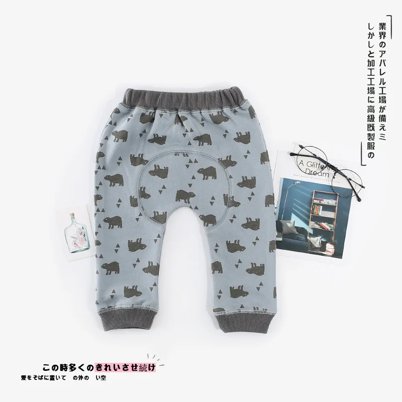 2018 осень Штанишки для малышей Носки с рисунком медведя из мультика облако