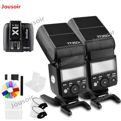 Godox TT350F 2 4G HSS TTL GN36 Вспышка Speedlite + X1T F триггер передатчик Комплект для Fuji X Pro2/X T20/X T1/X