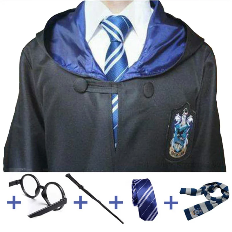 Халат для взрослых плащ-накидка Гриффиндор Слизерин Ravenclaw халат Хаффлпафф