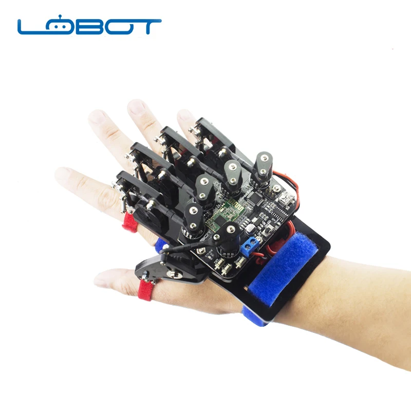 LOBOT с открытым исходным кодом беспроводные соматосенсорные перчатки пульт