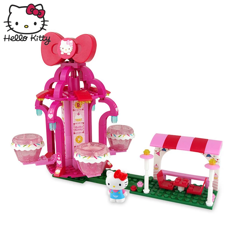 Hello kitty ролевые игры Набор Розовый собрать Прекрасный hellokitty собранные