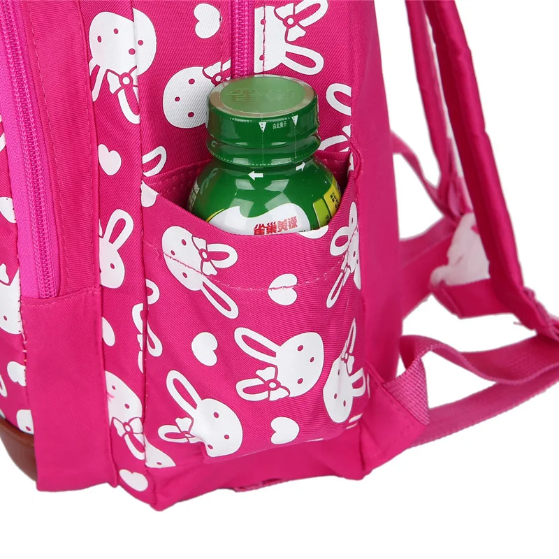 

BOSEVEV Cartoon Backpack for Children Kindergarten Nylon Children School Bags Rabbit Printing Baby Girls Boys School Backpack