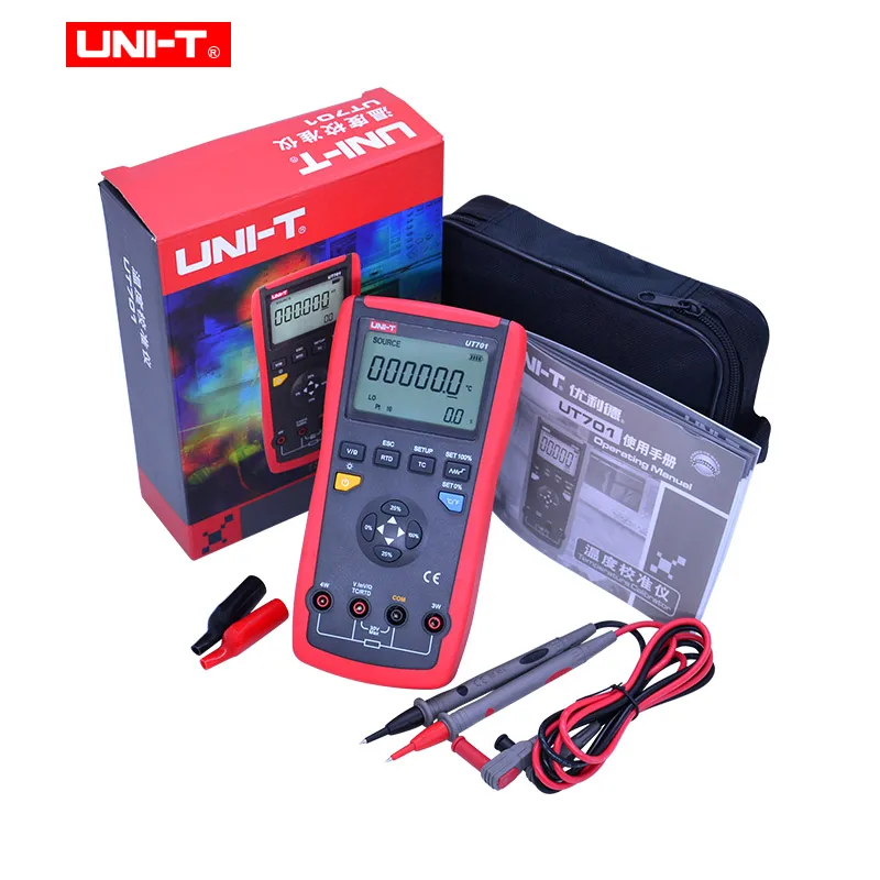 Стандартный калибрутор температуры UT701 термопары типа J/K/T/E/R/S/B/N/Wre RTDs с