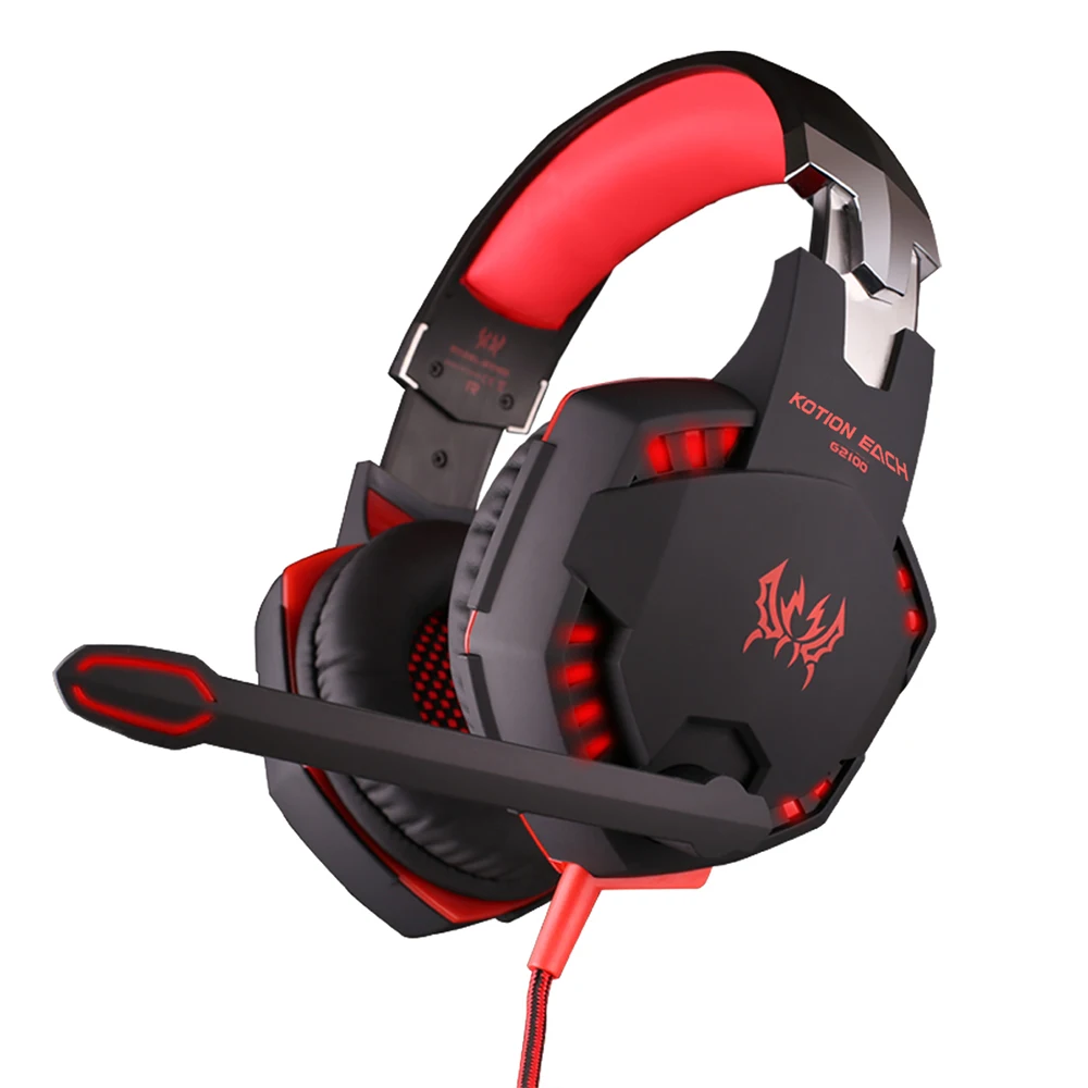 G2100 вибрационная игровая гарнитура с двумя проводными наушниками 3 5 мм + USB со