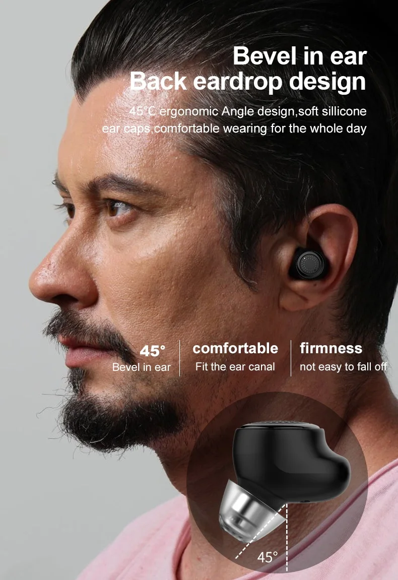 OVEVO Q63 Loseless HiFi Dual bluetooth 5,0 наушники TWS IPX5 водонепроницаемые наушники с микрофоном для Iphone для телефонов на Android