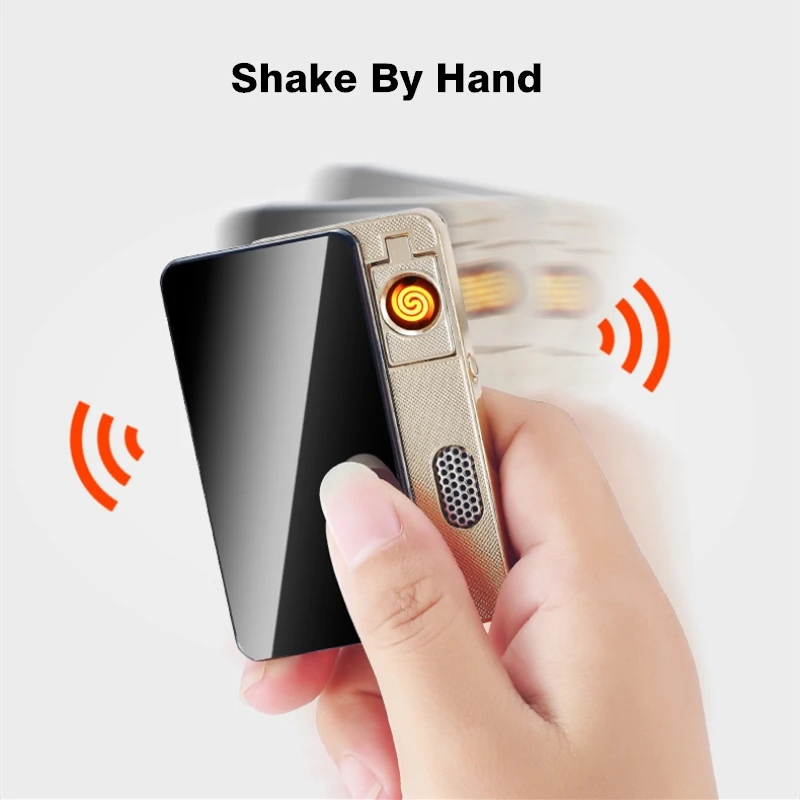 Вокальный прикуриватель USB встряхивание для воспламенения электрической