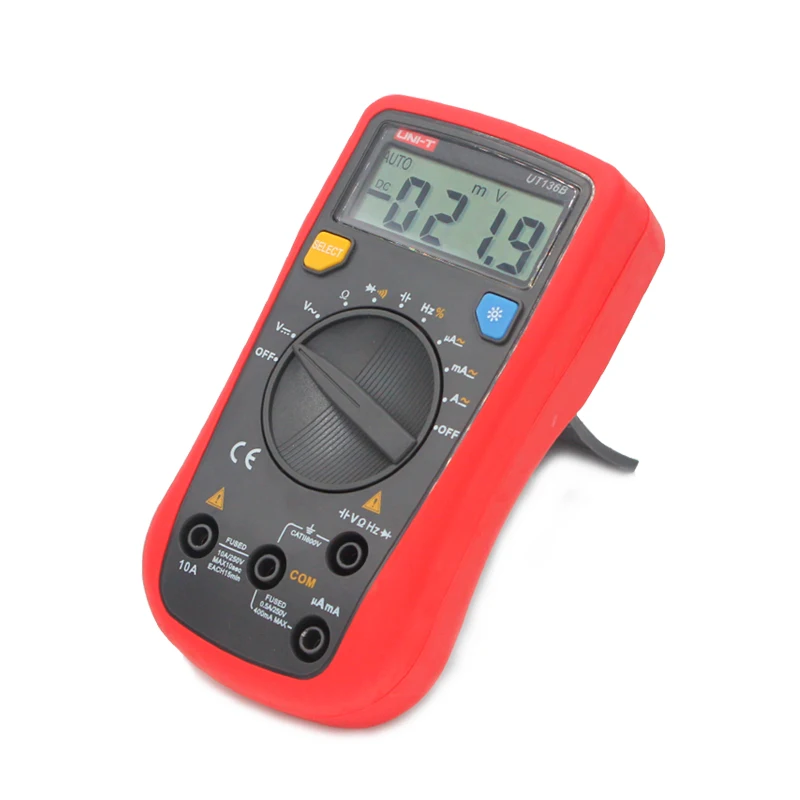 UNI T UT136B Цифровые мультиметры AC/DC тока сопротивления емкости частоты Multi Multimetro