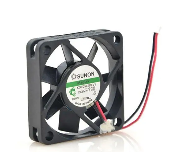 Оригинальный SUNON 4510 KDE0545PFV1 45*45*10 мм DC 5V 1 3 W 4 5 см 2 шт/комплект-провода бесшумный