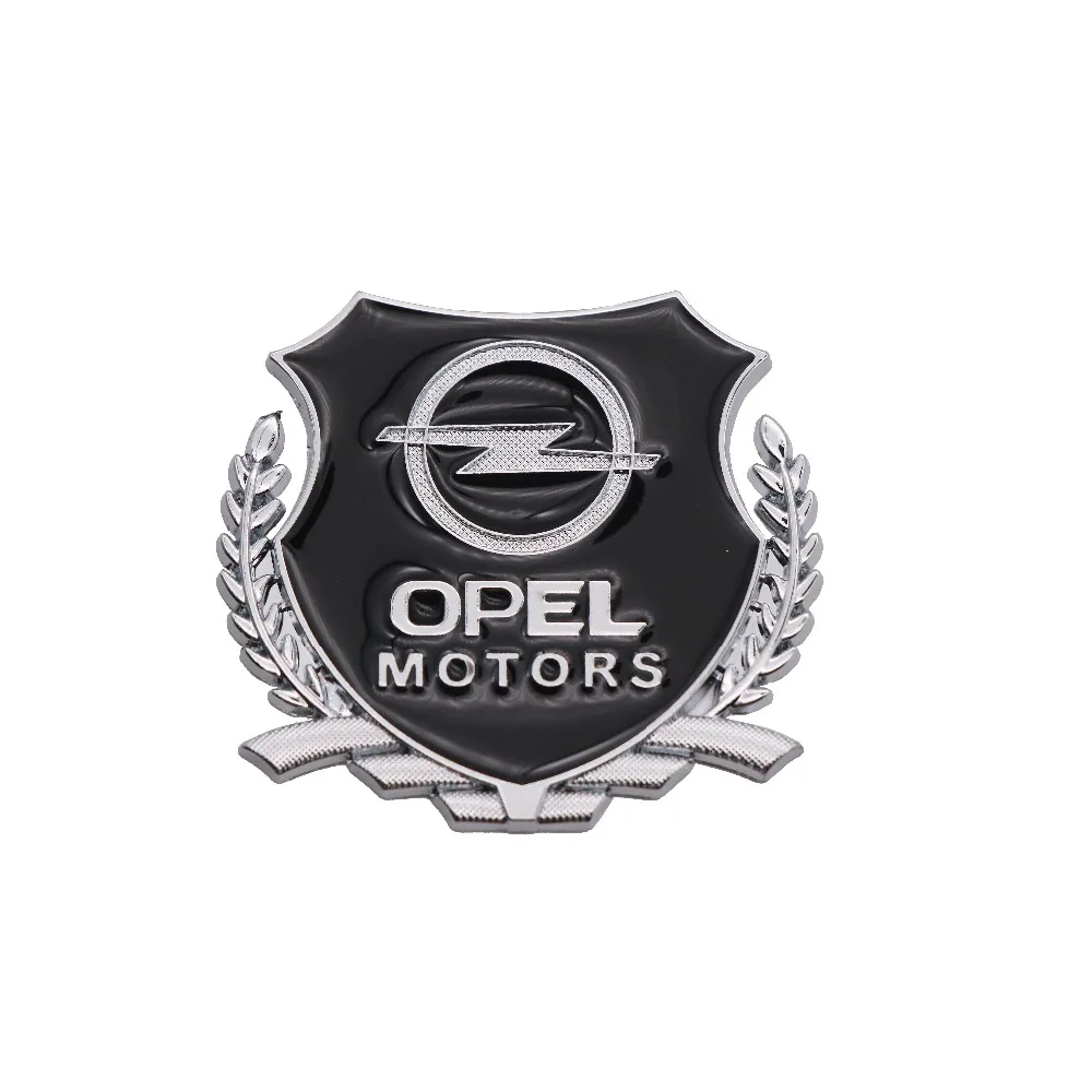 3D металлическая ультратонкая Автомобильная наклейка для Opel Astra H GJ Insignia Mokka Zafira Corsa