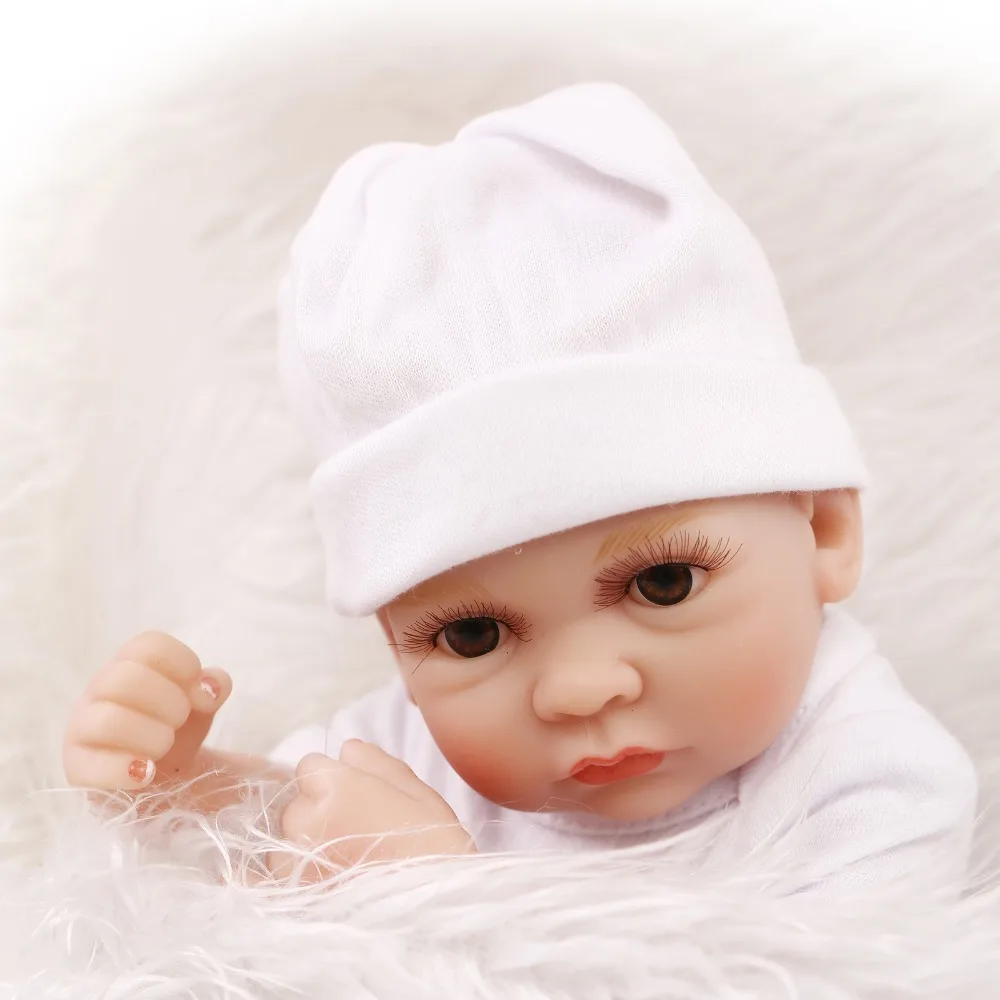 Реалистичная мягкая Анатомически правильная Кукла reborn Baby Boy 10 дюймов|girl trunk|doll