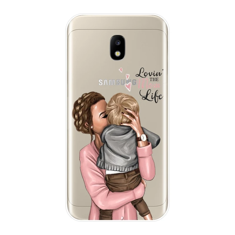 ТПУ чехол для samsung Galaxy J2 J5 J7 Prime J3 J5 J7 для маленьких девочек Для женщин мама обложка чехол для samsung J4 J6 J8 плюс Чехол