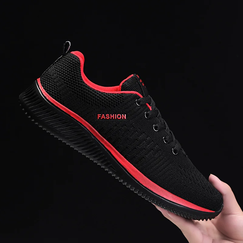 Женские дышащие кроссовки черные повседневные на плоской подошве модель 42 A979