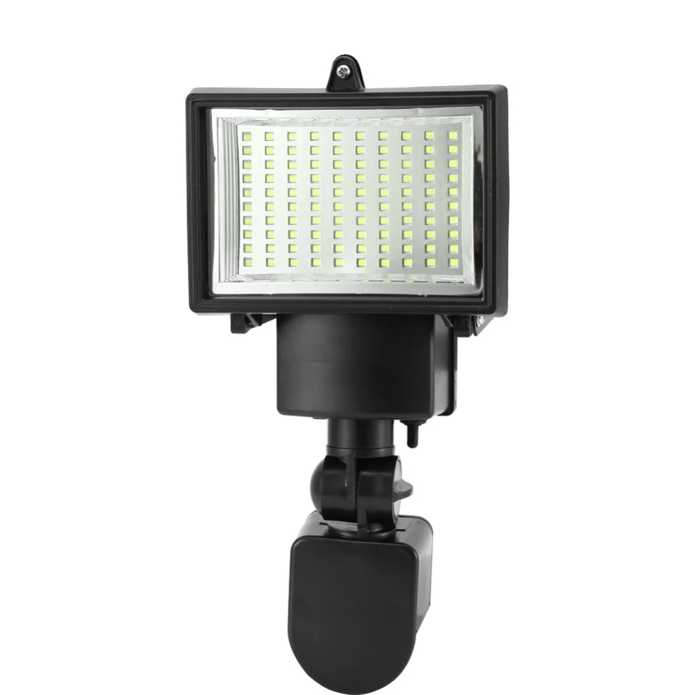 Яркий настенный светильник с датчиком солнечной энергии 100 светодиодный SMD для