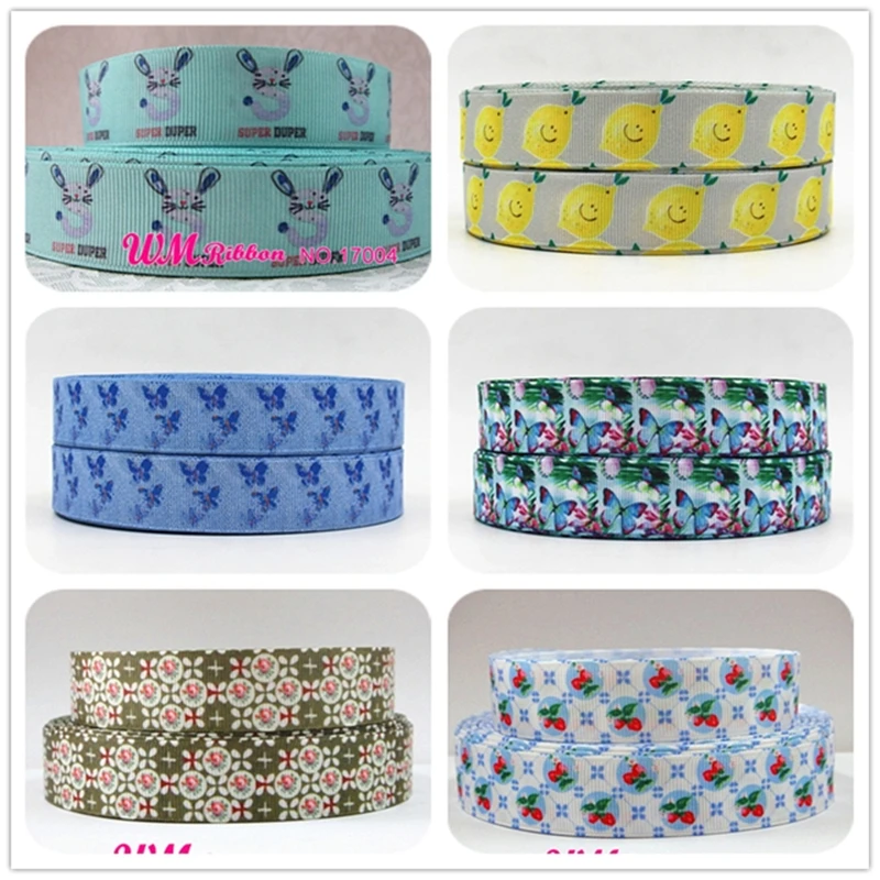 

Q & N Оптовая продажа/лента OEM NT дизайн 7/8 дюймов 22 мм Милая мультяшная печатная корсажная лента 50 ярдов/рулон бесплатная доставка