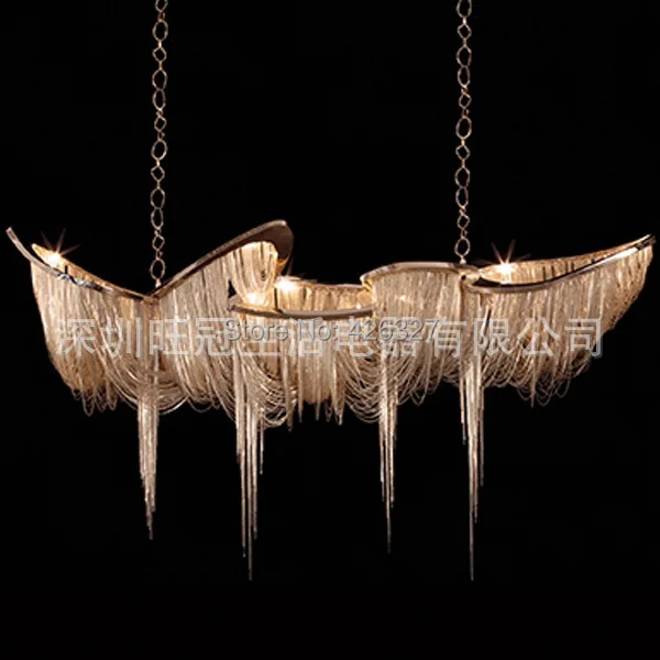 Large rectangular pendant chain chandelier exported to Europe | Лампы и освещение
