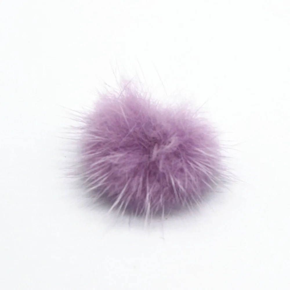 Круглые серьги из меха норки 10 шт. 30 мм аксессуары для волос самостоятельного