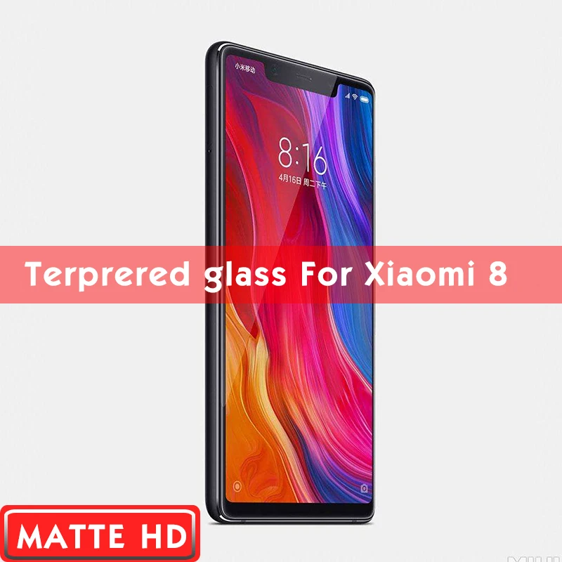 for xiaomi 8 Матовое закаленное стекло для xiaomi mi 6 8 9 SE lite mi x max 2 3 F1 Защита экрана для xiaomi 8lite mi x2s mi 9 6D закаленное стекло - Цвет: for xiaomi 8