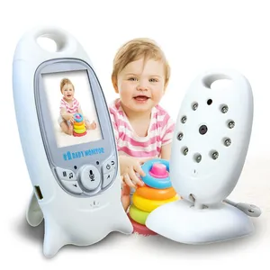 wireless video baby monitor 2 0 inch color security camera 2 way talk nightvision ir led temperature monitoring with 8 lullaby free global shipping