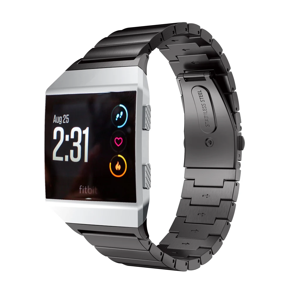 Ремешок для часов Fitbit Ionic Модные Смарт часы из нержавеющей стали Сменные