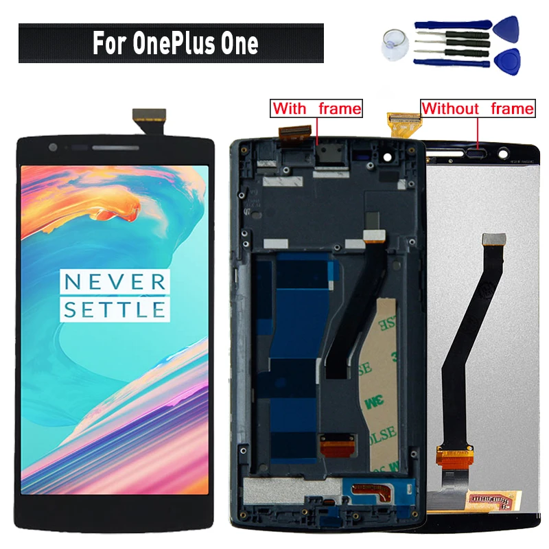 Оригинальный ЖК дисплей для OnePlus 1 сменный сенсорный экран в сборе A0001 модуль