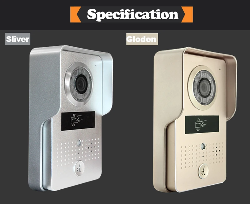 ACTOP wifi603 WiFi видео-телефон двери камера беспроводной дверной звонок interfone с RFID кард-ридером для доступа к двери безопасности