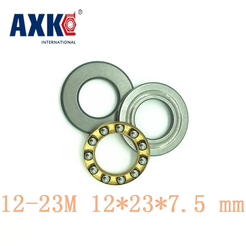 

Axk 10pcs Free Shipping Axial Ball Thrust Bearings F12-23m 12*23*7.5 Mm Plane Thrust Ball Bearing Abec5