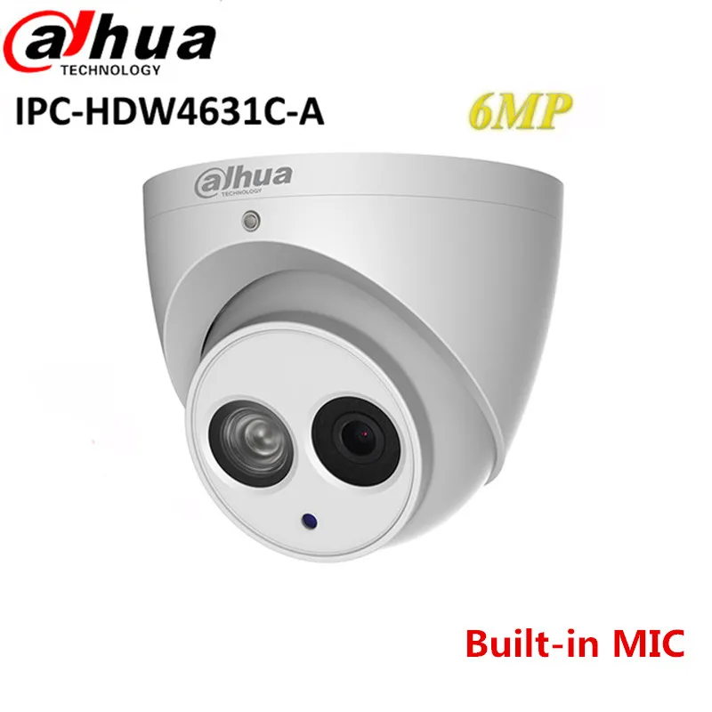 Dahua IPC HDW4631C A металлический корпус 6MP Встроенный микрофон POE ИК 50 м IP67 IK10 IP камера