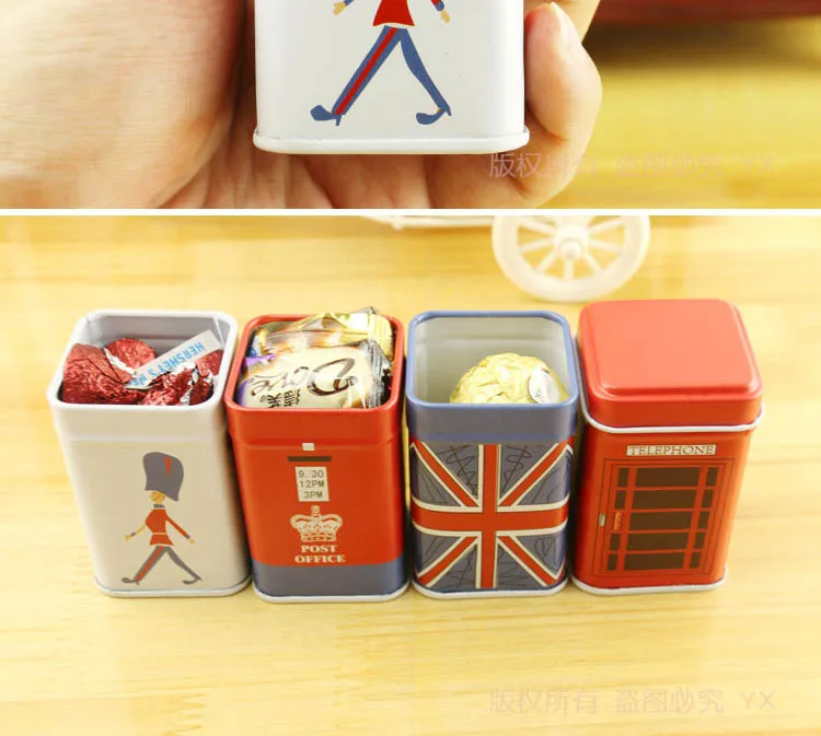 Бесплатная доставка! 1 лот = 24 шт.! маленькие коробки-органайзеры в лондонском