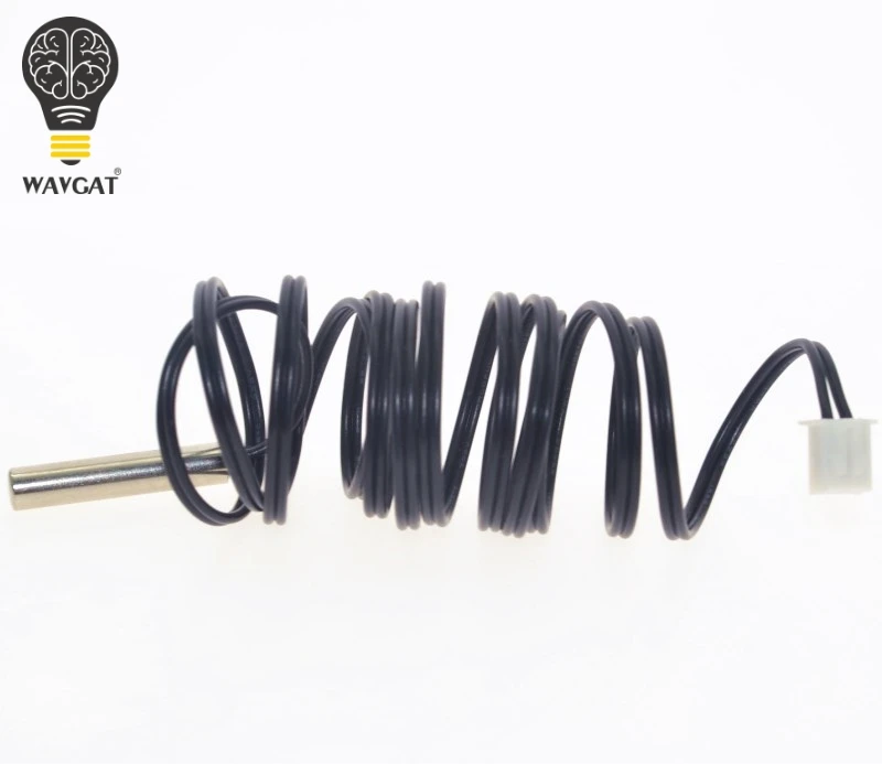 1 м NTC термистор Температурный датчик Водонепроницаемый провод зонда 10K 1% 3950 W1209