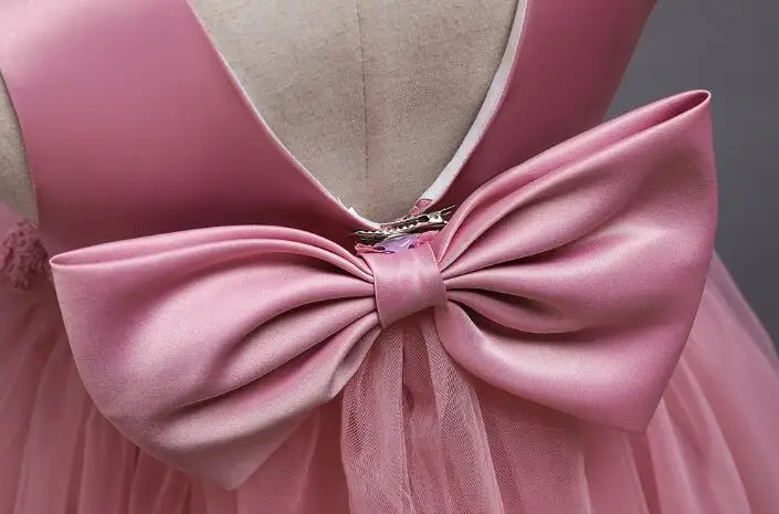 Нарядные платья принцессы с поясом для маленьких девочек платье без рукавов