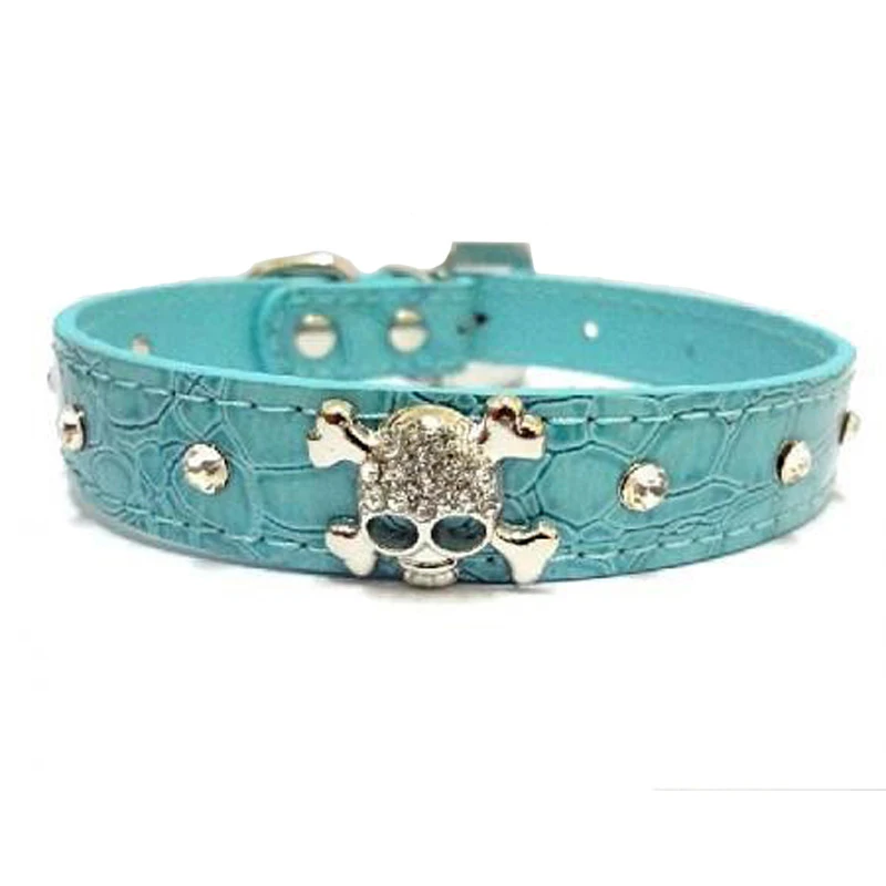 1pcs blue Ошейники для собак, ошейники для маленьких собак, щенков, питомцев, пряжки, поводки для собак, шейный ремень, товары для животных, аксессуары для домашних животных, поводок и шлейки - Цвет: 1pcs blue