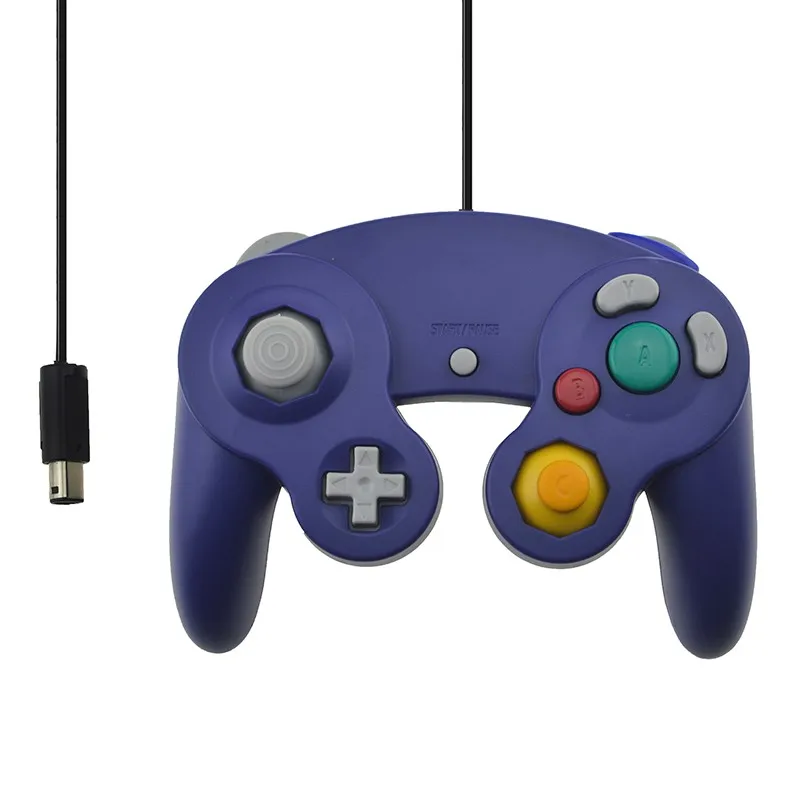 10 шт. высокое качество проводной игровой контроллер геймпад джойстик forNGC NINTENDO GC кубик для игры для платины Быстрая