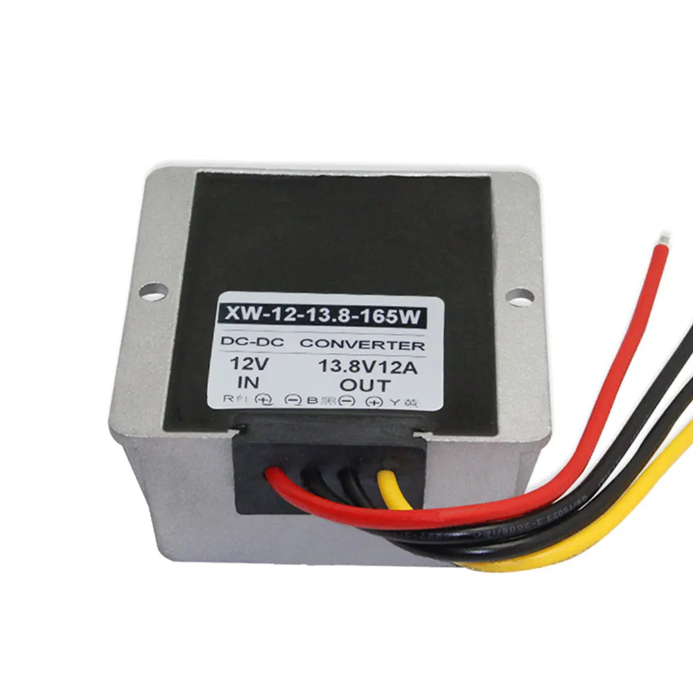 XINWEI DC 12V к 13 8 V 12A 165W повышающий преобразователь мощности алюминиевый