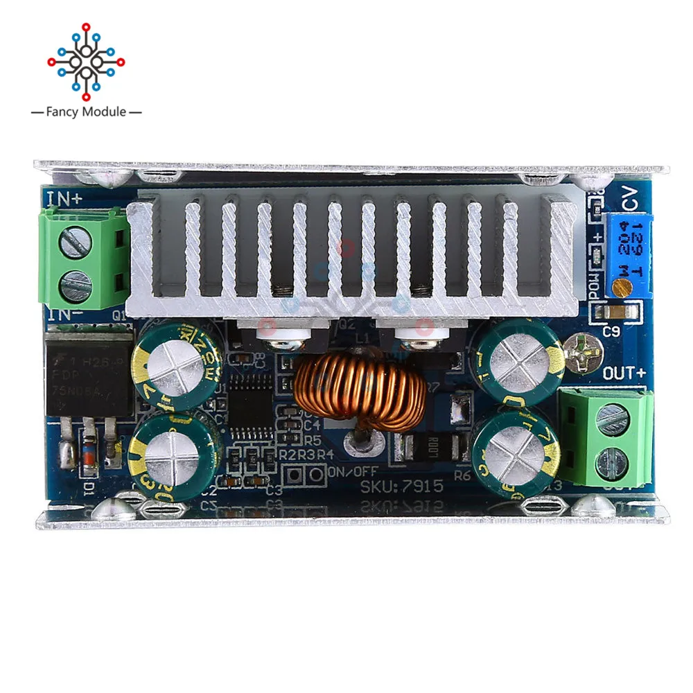 200W 15A DC-DC 8-60V 48 V, но не более чем на 1-36V 5V 12V 24V 19V понижающий преобразователь понижающий модуль питания