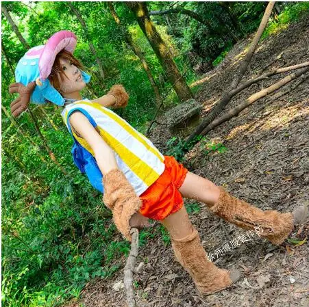 

Halloween One Piece Tony Tony Chopper Cosplay Costume Anime one piece Chopper Cosplay Full Set tops+gloves+pants+foot covers
