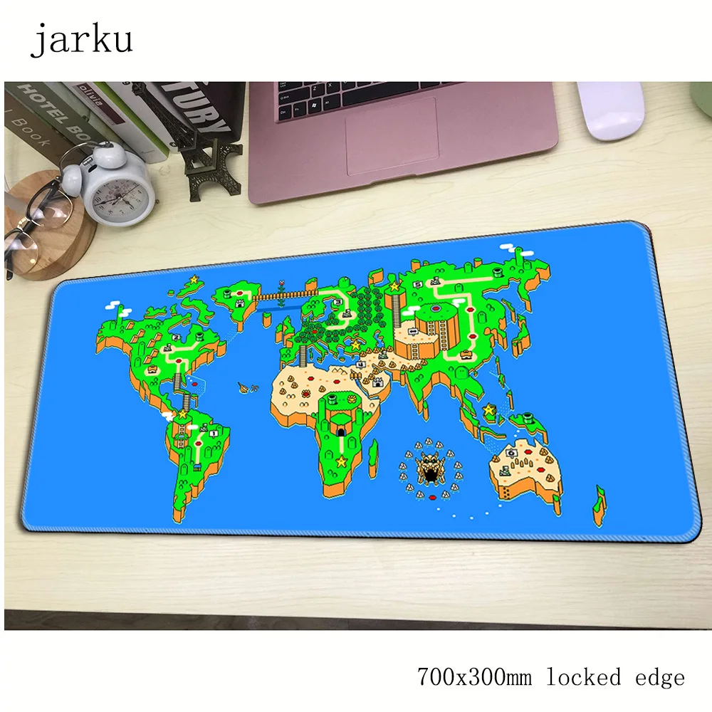 Игровой коврик для мыши с Марио большой геймерский 700x300x3 мм лучшие аксессуары