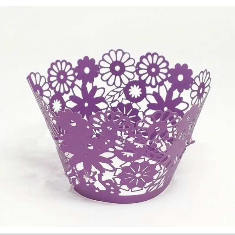 

50 шт ПОДСОЛНУХ кекс обертки, чашки торт Маффин бумажная обертка Свадьба детей день рождения партии украшения дома поставки