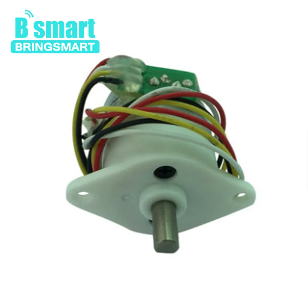 Bringsmart GM15BY Mini Electric Stepper Motor 5Volt DC Gear Large Torque Reduction CW CCW Reducer For Door Lock | Обустройство дома
