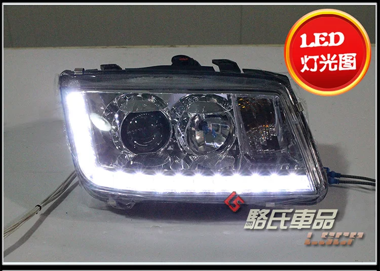Lampever Стайлинг для VW Volkswagen Bora фара 2001-2005 фары налобный фонарь со светодиодами бар Биксеноновые линзы DRL HID