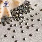 YANRUO 2058HF SS16-SS20 струя из камня гематит и кристаллы исправление стразы для одежды