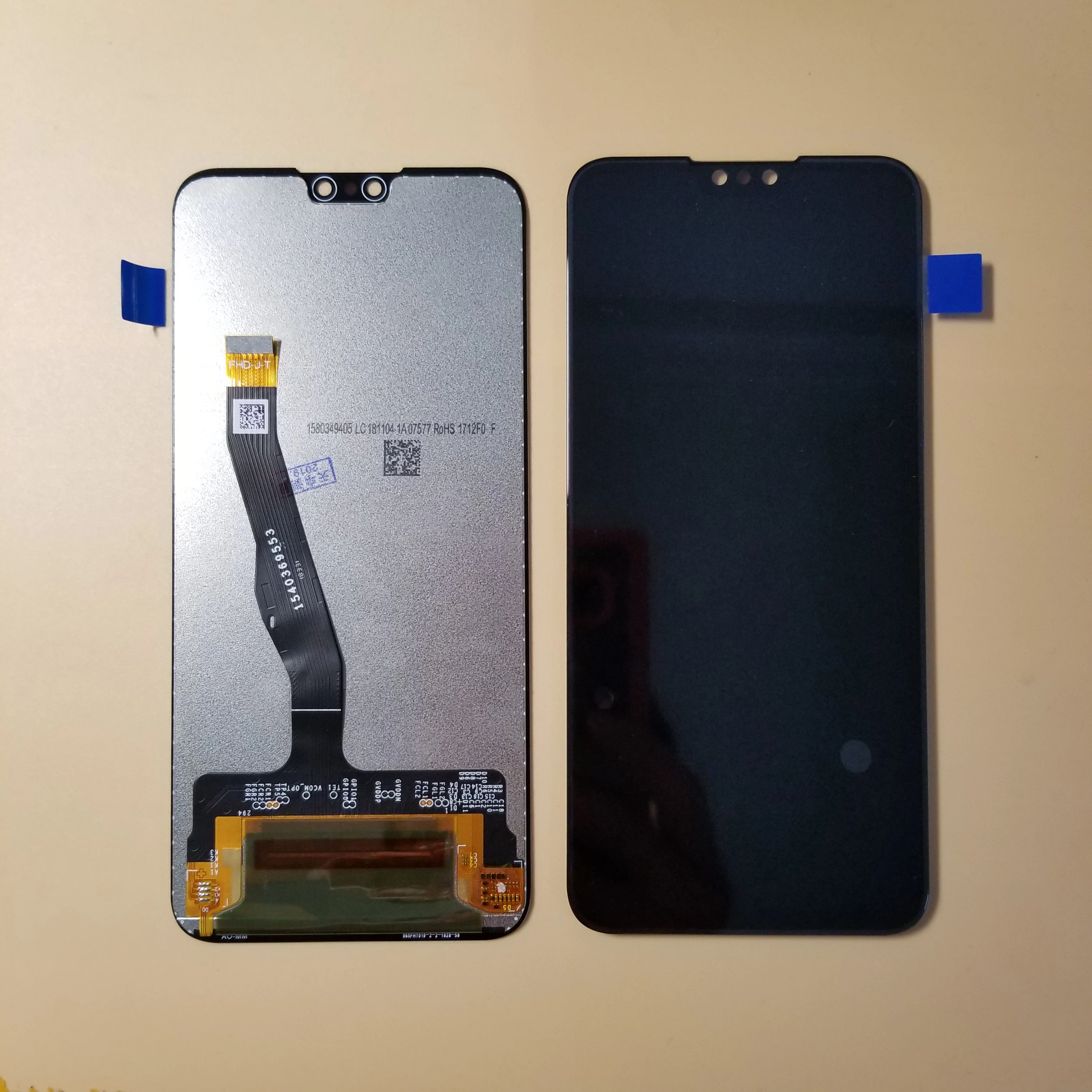 С рамкой 6 5 &quotдля huawei Y9 2019 JKM-LX1 JKM-LX3 ЖК-дисплей сенсорный экран дигитайзер