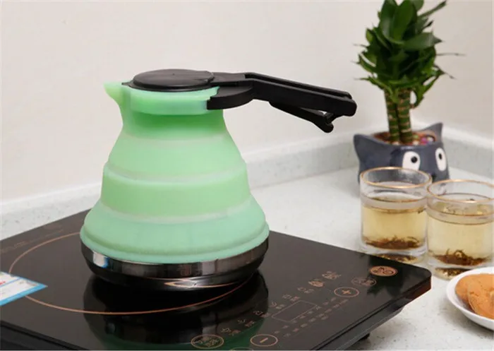 15 шт./лот оптовая складной Кемпинг чайник|camping kettle stainless steel|kettle portablekettle bottle |