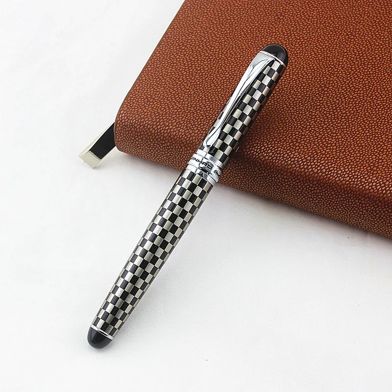 JINHAO 750 металлическая шариковая ручка с серебряным зажимом для офиса канцелярские