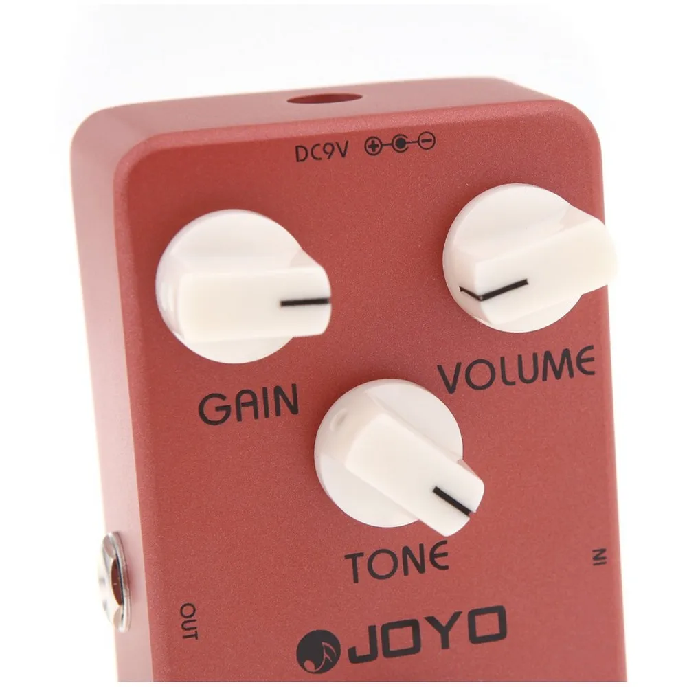 Joyo JF-03 искажение искажений педаль эффектов для электрогитары настоящий байпас